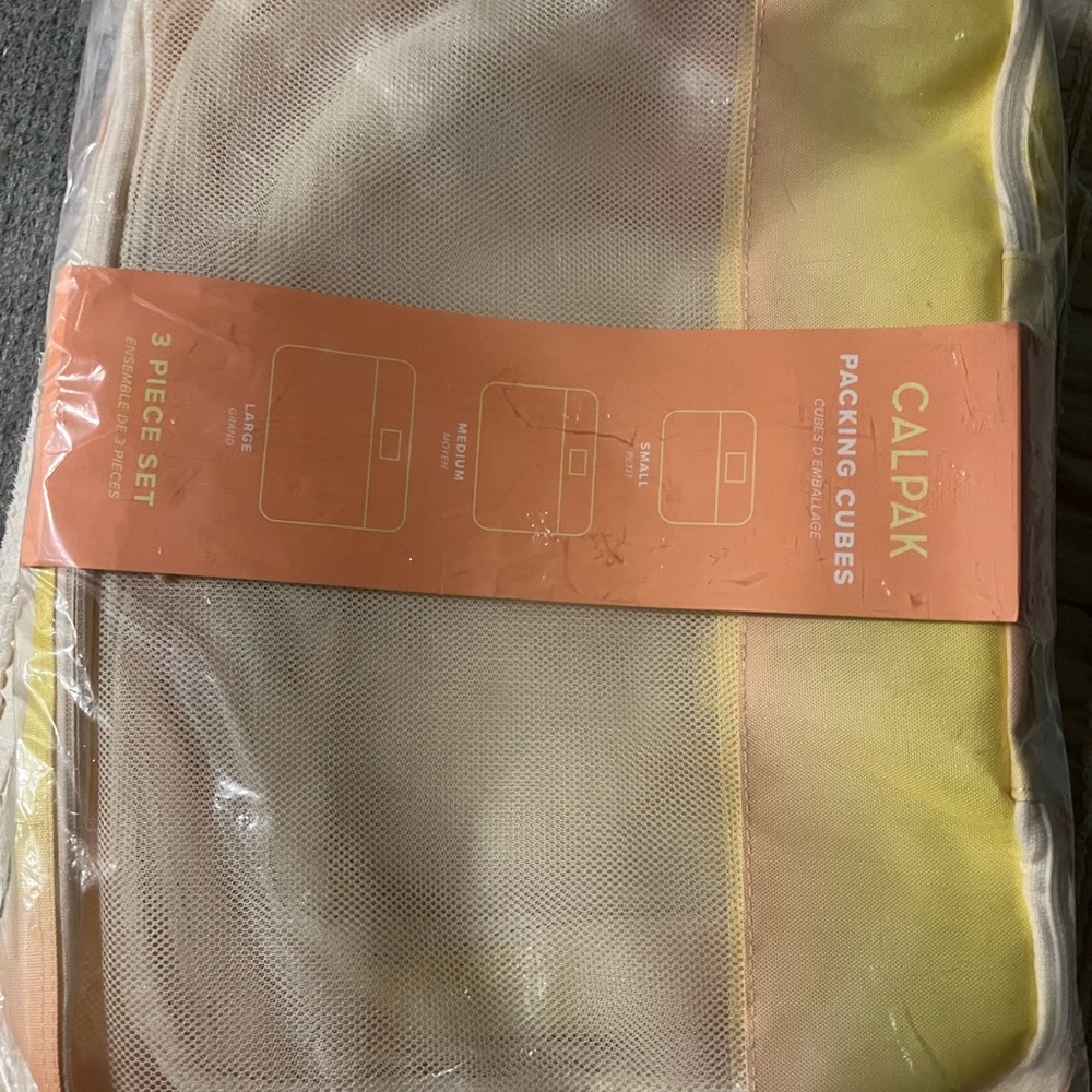 Calpak Packing Cubes Set - Yellow